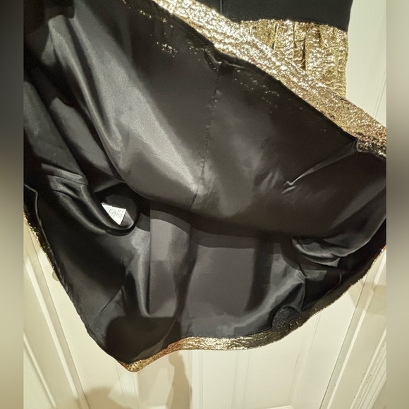 NWT Brooks Brothers Empire Party Dress in Gold size 12 - Picture 11 of 15